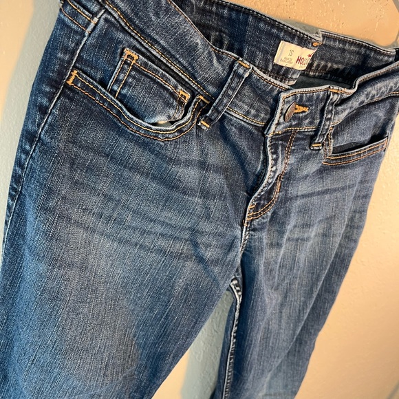 Hollister Blue Skinny Jeans Classic Fit SZ 25 Y2K Straight-Leg Pants Mid-Rise - Picture 5 of 12